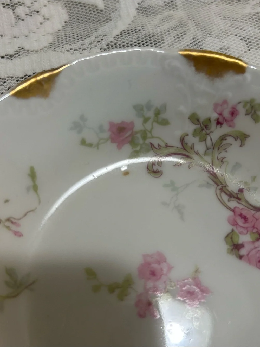 Set of 3 Vintage Haviland Limoges Schleiger 144 Berry Bowls